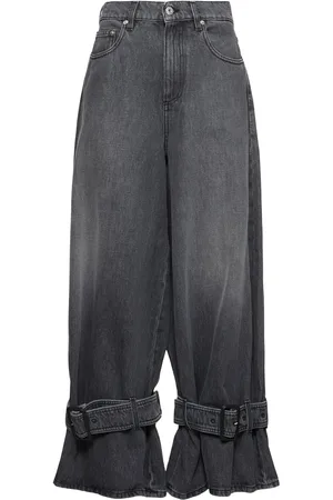 J.W.Anderson Buckled Cuff Mid Rise Boyfriend Jeans