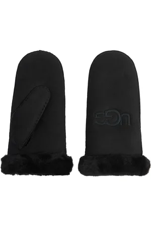 UGG Logo Embroidered Mittens