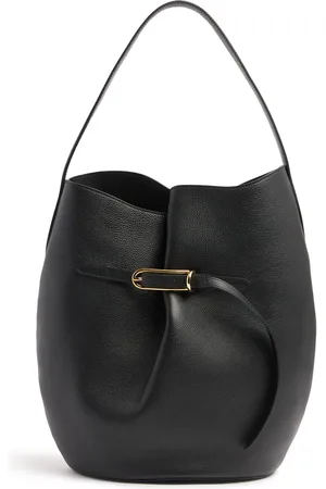 Little Liffner Large Belted Bucket Grain Tote Bag