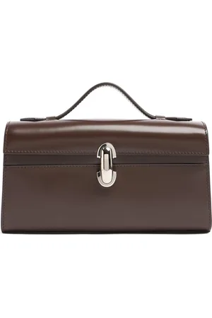 SAVETTE Symmetry Brushed Leather Pochette