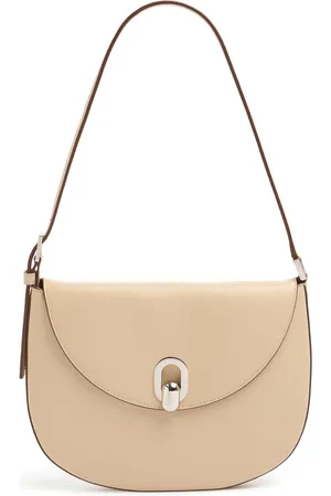 SAVETTE The Small Tondo Leather Hobo Bag