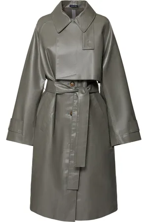 Soeur Dino Long Cotton Gabardine Trench Coat