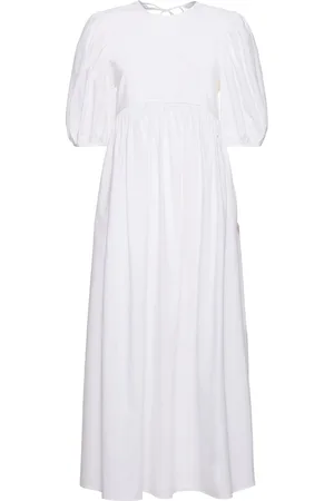 Cecilie Bahnsen Ailey Cotton Poplin Midi Dress