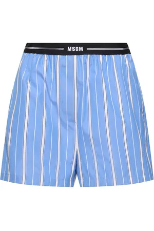 Msgm Cotton Poplin Shorts