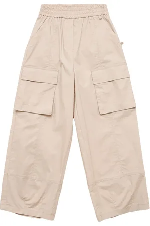 MONNALISA Stretch Cotton Cargo Pants