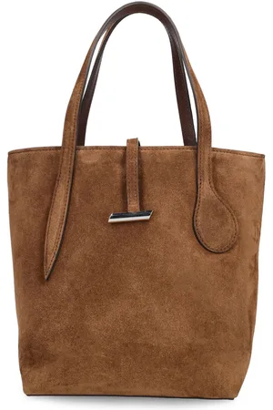 Little Liffner Mini Sprout Suede Tote Bag