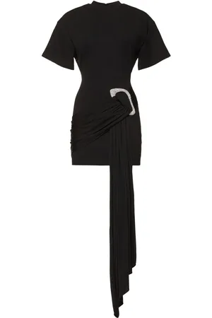 DAVID KOMA Embellished Jersey Mini Dress