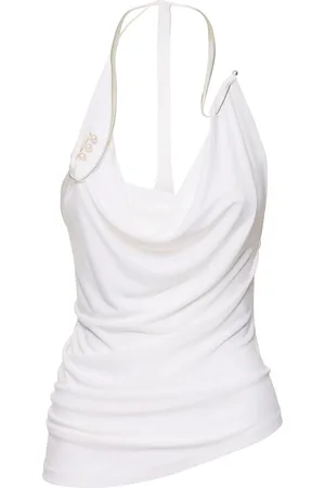 CHRISTOPHER ESBER Levitate Draped Jersey Cami Top