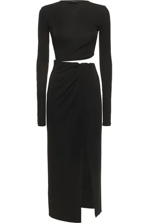 The Andamane Gia Cut Out Stretch Jersey Midi Dress