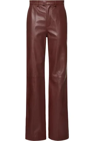 GIUSEPPE DI MORABITO Leather Flared Pants