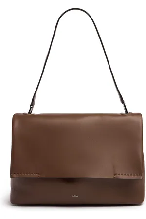 Max Mara Archetipo 06 Leather Shoulder Bag
