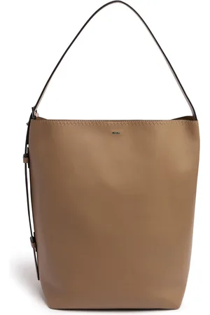 Max Mara Archetipo 01 Leather Bucket Bag