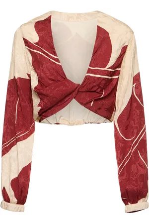 JOHANNA ORTIZ Afterwork Printed Jacquard L/s Top