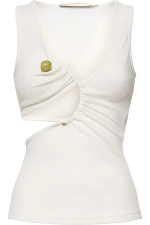 CHRISTOPHER ESBER Arc Stone Rib Tank Top