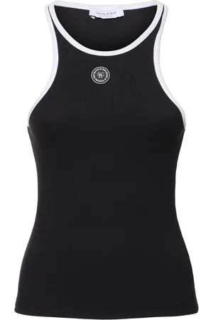 Sporty & Rich Ribbed Cotton Tank Top