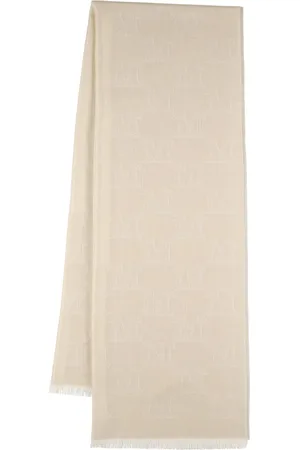 Max Mara Whisky Monogram Jacquard Lurex Scarf