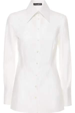 Dolce & Gabbana Fitted Cotton Poplin Shirt