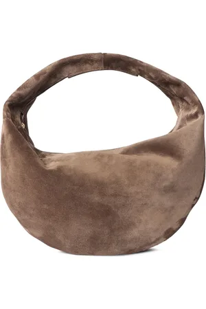 Khaite Medium Olivia Hobo Suede Shoulder Bag