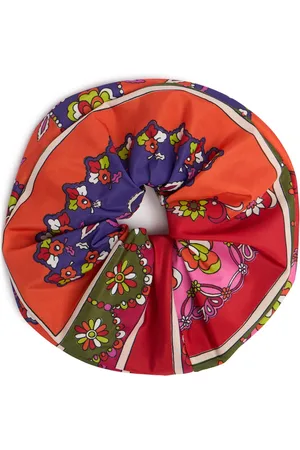 Puccini Printed Jersey Scrunchies