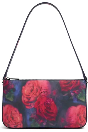 Christian Louboutin Loubila Roses Leather Shoulder Bag
