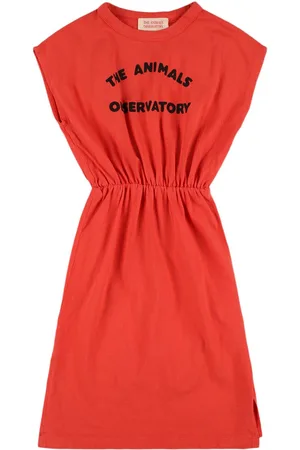 The Animals Observatory Printed Cotton Jersey Dress