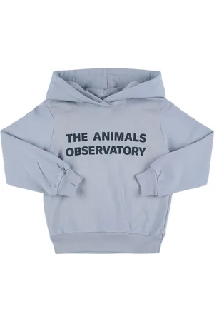 The Animals Observatory Printed Cotton Hoodie