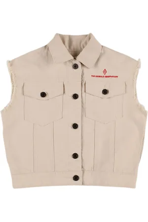 The Animals Observatory Printed Cotton Twill Vest