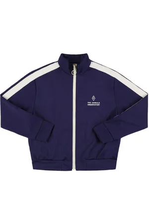 The Animals Observatory Cotton Blend Zip Sweatshirt
