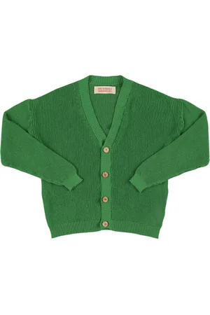 The Animals Observatory Cotton Knit Cardigan
