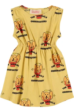 The Animals Observatory Printed Cotton Jersey Dress