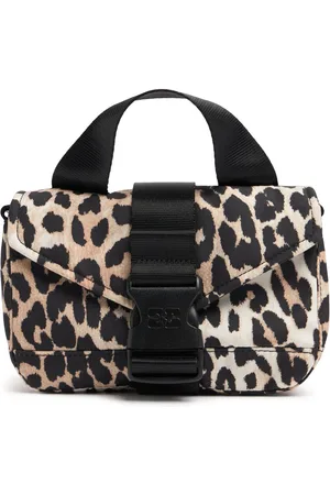 Ganni Mini Satchel Recycled Tech Shoulder Bag