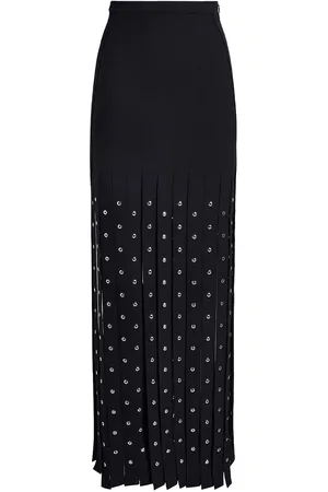 Proenza Schouler Effe Embellished Viscose Blend Skirt