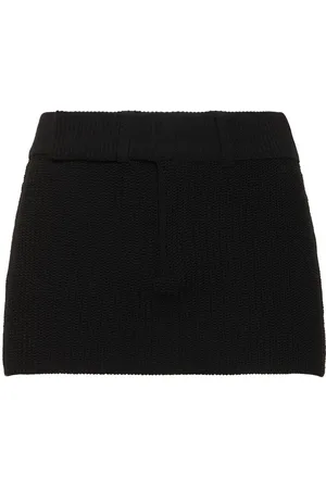 AYA MUSE Caeli Cotton Blend Knit Mini Skirt