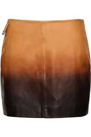 Saks Potts Kim Leather Mini Skirt