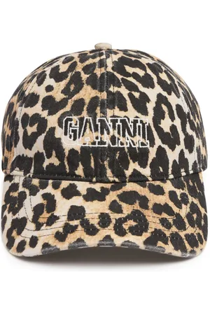 Ganni Printed Baseball Cap