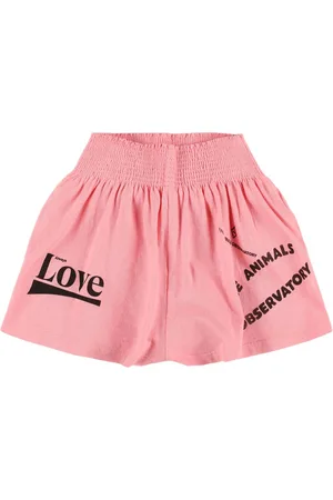 The Animals Observatory Printed Cotton Jersey Shorts