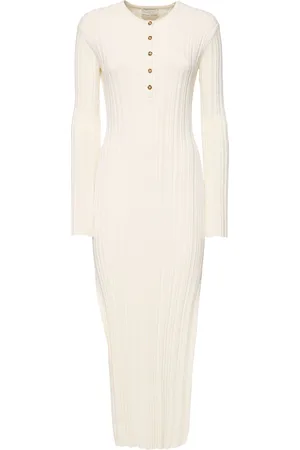 Loulou Studio Eldara Silk Blend Rib Long Dress