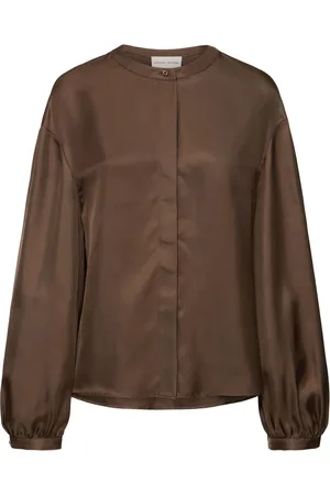 Loulou Studio Lea Voluminous Silk Shirt
