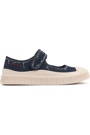 Marni Cotton Denim Mary Janes