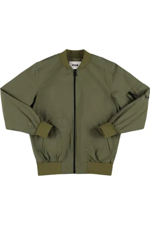 Msgm Cotton Blend Bomber Jacket