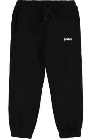 Msgm Logo Cotton Sweatpants