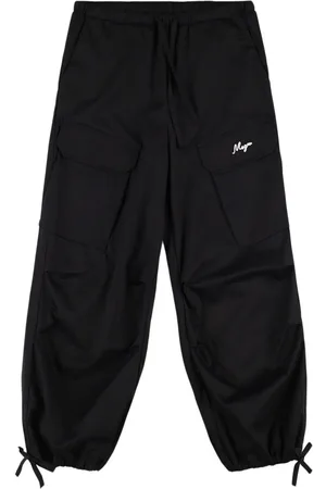 Msgm Cotton Blend Poplin Cargo Pants