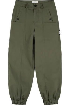 Msgm Cotton Blend Cargo Pants