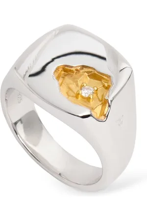 TOM WOOD Mined Large Diamond Ring