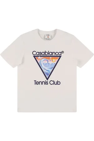 Casablanca Logo Printed Cotton Jersey T-shirt
