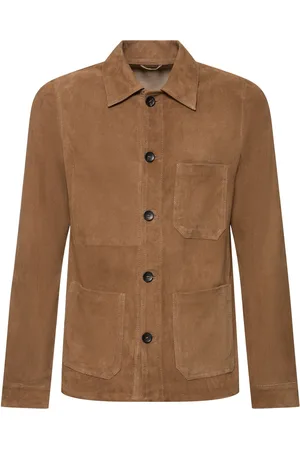 GIORGIO BRATO Leather Workwear Jacket