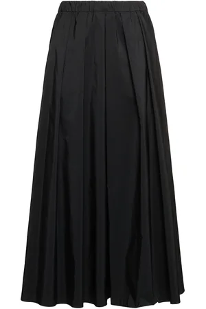 Max Mara Curvato Taffeta Midi Skirt