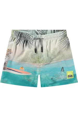 Molo Printed Recycled Nylon Swim Shorts