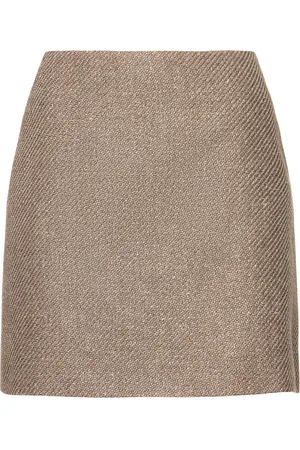Blazé Milano Coci Linen Blend Mini Skirt