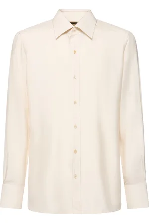Tom Ford Slim Fit Silk Blend Twill Shirt